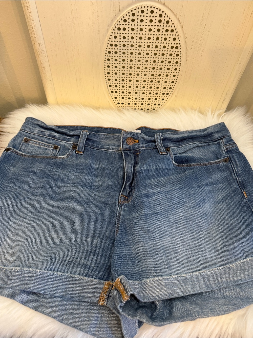 J Crew Classic Blue Denim Women’s Jeans Shorts Sz- 30 - Picture 1 of 5